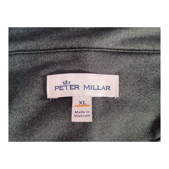 Peter Millar Perth Performance Quater-Zip Jacket Pullover Green Men's XL - Picture 3 of 6